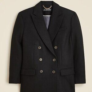 Jcrew Classic Peacoat Italian Wool-Blend Melton